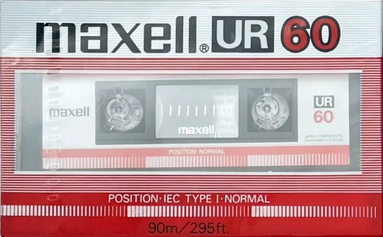 Compact Cassette Maxell UR 60 Type I Normal 1985 USA
