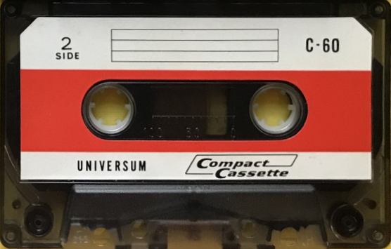 Compact Cassette Universum 60 Type I Normal 1969 Germany