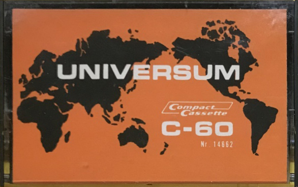 Compact Cassette Universum 60 Type I Normal 1969 Germany