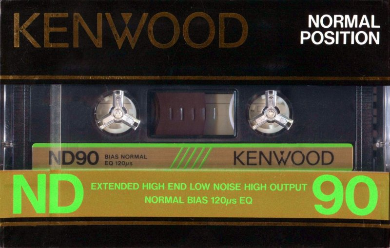 Compact Cassette Kenwood ND 90 Type I Normal 1985 Japan