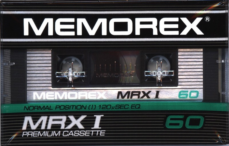 Compact Cassette Memorex MRX I 60 Type I Normal 1985 USA