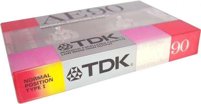 Compact Cassette TDK AE 90 "AE-90" Type I Normal 1987 Japan