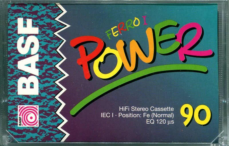 Compact Cassette BASF Ferro I 90 "Power" Type I Normal 1996 Germany