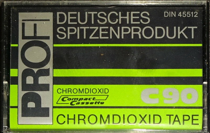 Compact Cassette Profi 90 Type II Chrome Germany