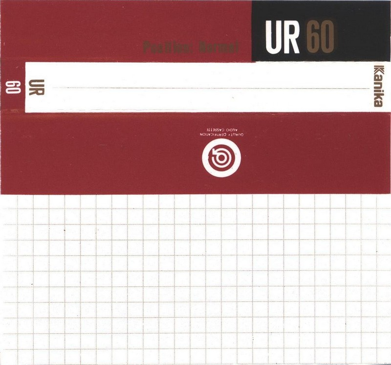 Compact Cassette Kanika UR 60 Type I Normal 1993 India