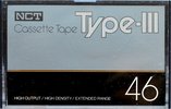 Compact Cassette NCT 46 Type III Ferro Chrome 1979 Japan