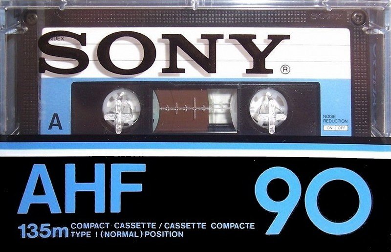 Compact Cassette Sony AHF 90 Type I Normal 1978 North America