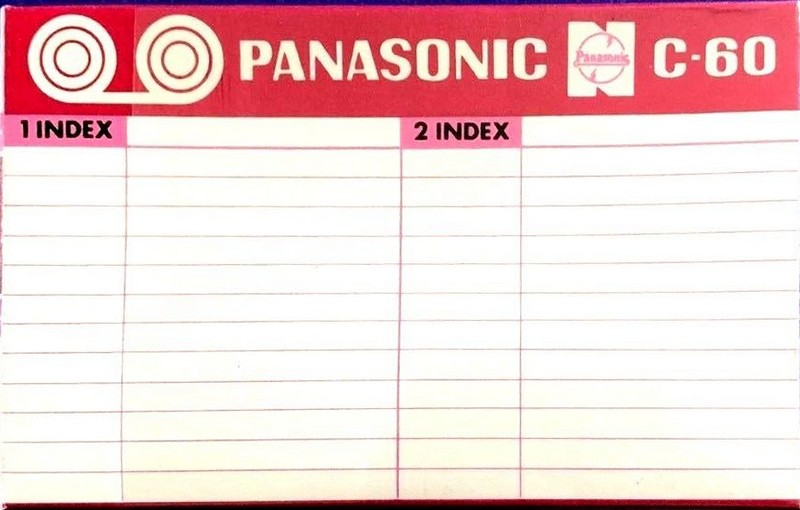 Compact Cassette Panasonic 60 Type I Normal 1970 USA