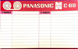 Compact Cassette Panasonic 60 Type I Normal 1970 USA