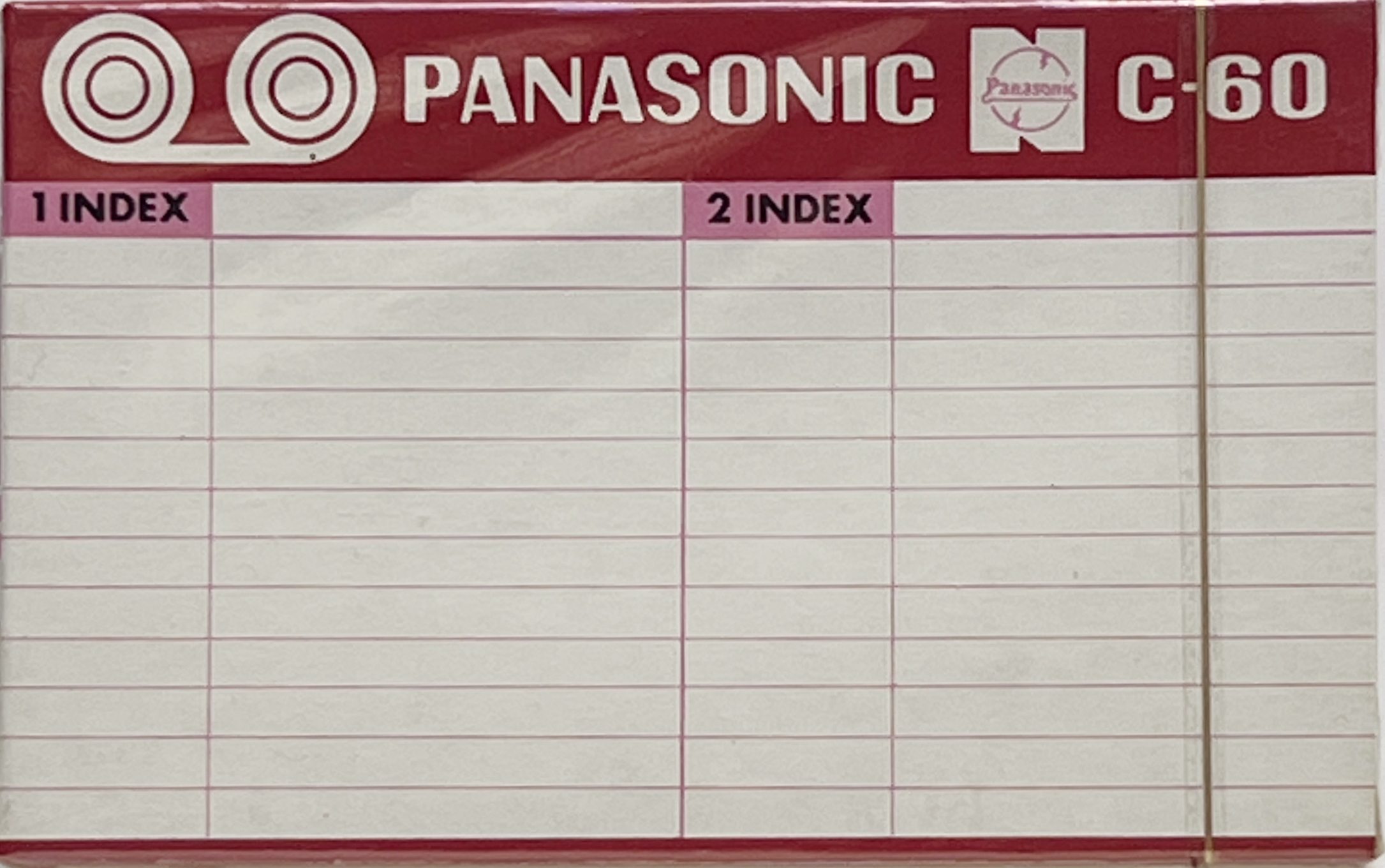 Compact Cassette Panasonic 60 Type I Normal 1970 USA