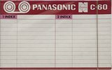 Compact Cassette Panasonic 60 Type I Normal 1970 USA