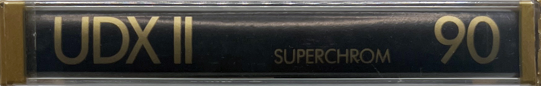 Compact Cassette Universum UDX II 90 Type II Chrome 1988 Europe