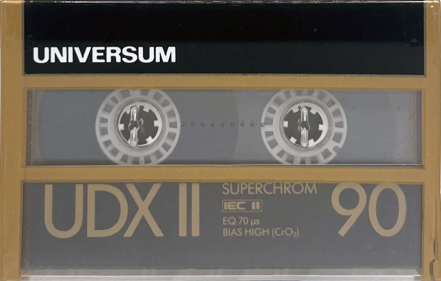 Compact Cassette Universum UDX II 90 Type II Chrome 1988 Europe
