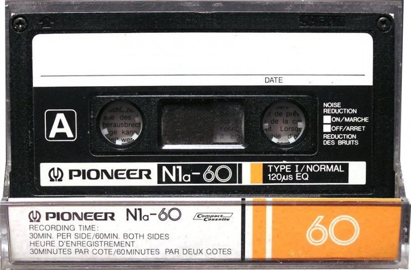 Compact Cassette Pioneer N1a 60 Type I Normal 1982 Japan