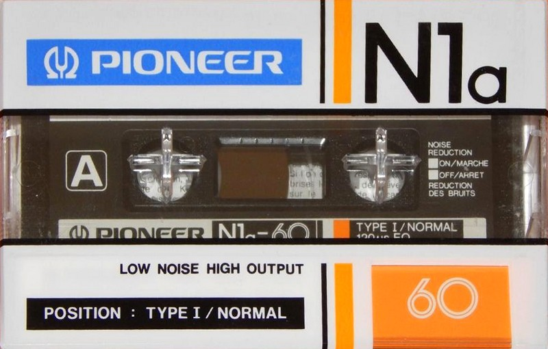 Compact Cassette Pioneer N1a 60 Type I Normal 1982 Japan