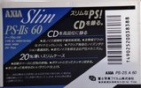 Compact Cassette AXIA PS-IIs 60 Type II Chrome 1990 Japan