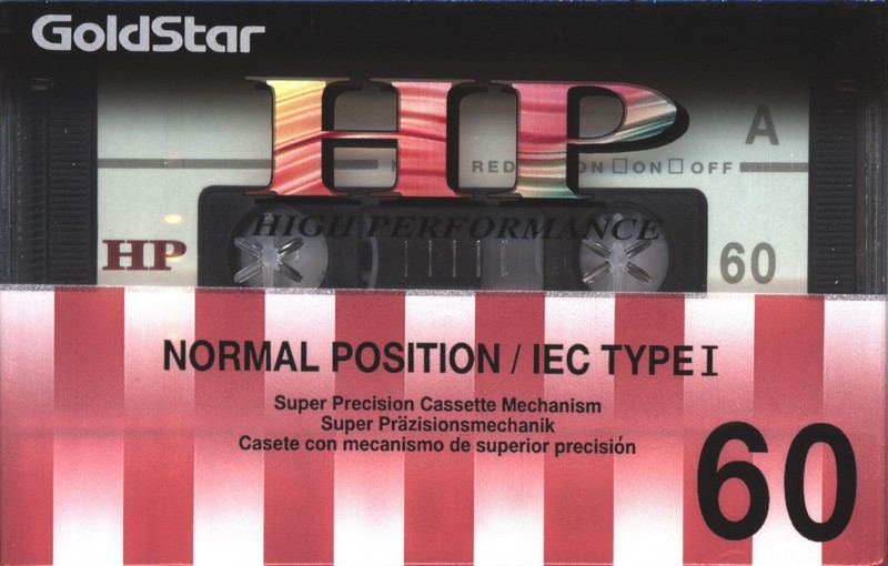Compact Cassette Goldstar HP 60 Type I Normal 1993 Europe