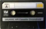 Compact Cassette Grundig HiFi-Cassette 120 Type II Chrome 1974 Europe