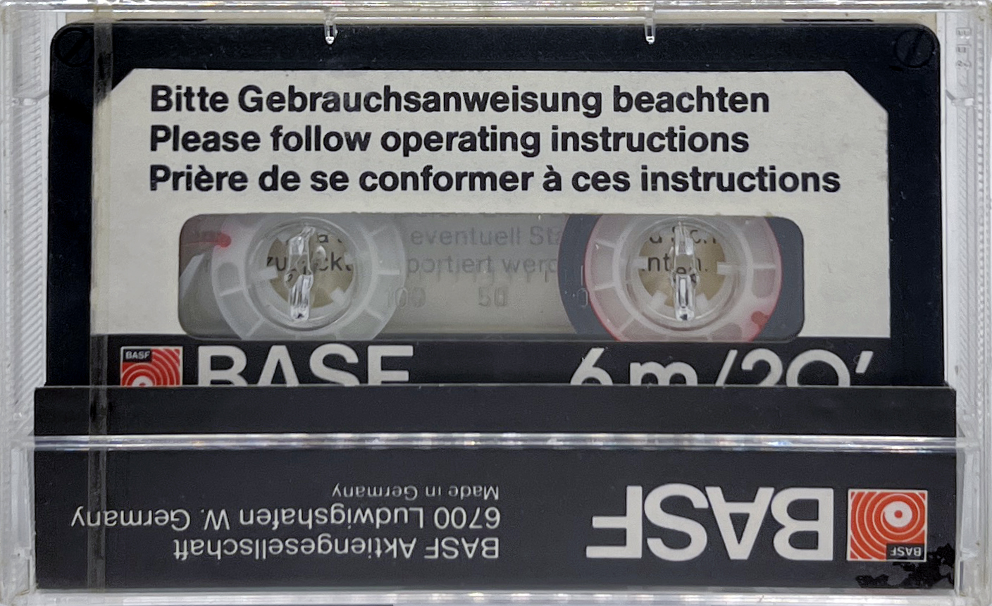 Compact Cassette BASF Cleaning Cassette 1983 Europe
