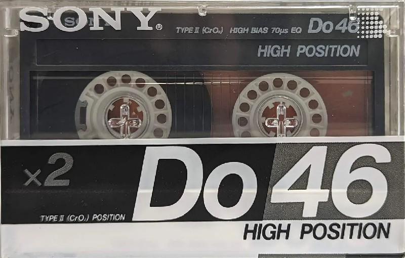 2 pack Sony Do 46 "2DO46" Type II Chrome 1985 Japan