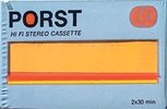 Compact Cassette Porst 60 Type I Normal Germany