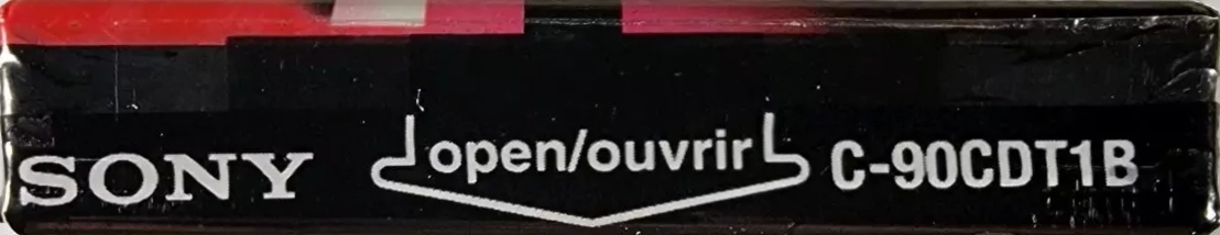 Compact Cassette Sony CD-IT 90 "C-90CDT1B" Type I Normal 1998 North America