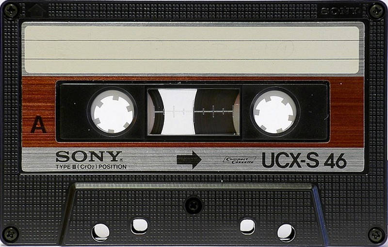 Compact Cassette Sony UCX-S 46 Type II Chrome 1982 North America