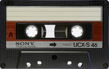 Compact Cassette Sony UCX-S 46 Type II Chrome 1982 North America