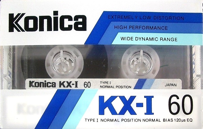 Compact Cassette Konica KX-I 60 Type I Normal 1987 Europe