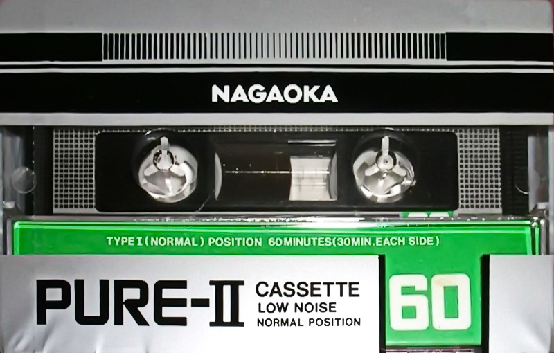 Compact Cassette Nagaoka Pure II 60 Type I Normal 1981 Japan