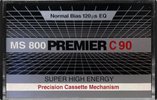 Compact Cassette Premiere 90 "MS 800" Type I Normal 1984 Worldwide