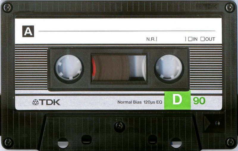 Compact Cassette TDK D 90 Type I Normal 1986 North America