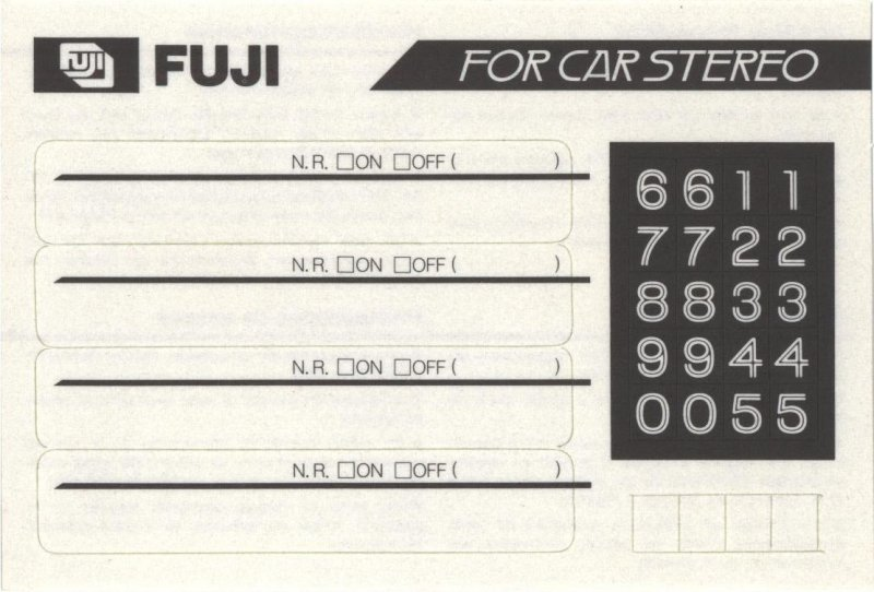 2 pack Fuji GT-II 60 Type II Chrome 1984 Europe