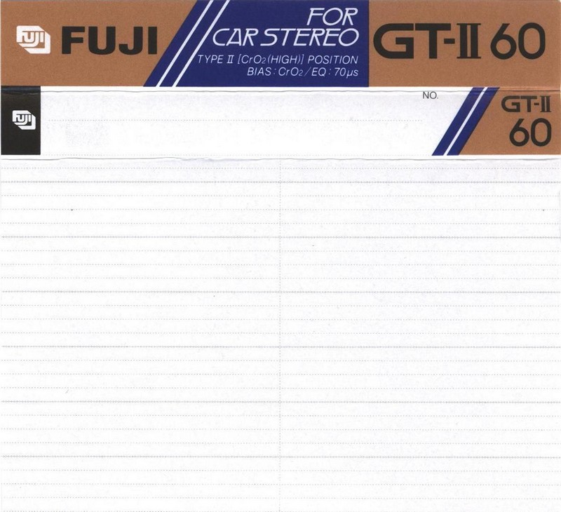 2 pack Fuji GT-II 60 Type II Chrome 1984 Europe