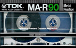 Compact Cassette TDK MA-R 90 Type IV Metal 1982 Australia, Europe