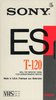 VHS, Video Home System Sony ES 120 Type I Normal 1991 North America