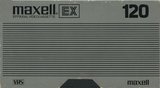 VHS, Video Home System Maxell EX 120 Type II Chrome USA