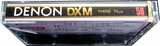 Compact Cassette Denon DXM 50 Type IV Metal 1978 Japan