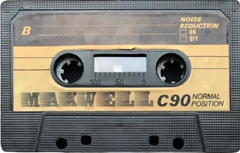 Compact Cassette Makwell 90 Type I Normal 1980 Worldwide