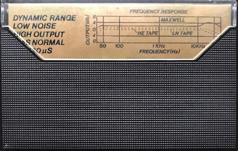 Compact Cassette Makwell 90 Type I Normal 1980 Worldwide