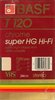 VHS, Video Home System BASF Super HG Hi-Fi 120 Type II Chrome 1985 North America
