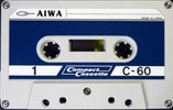 Compact Cassette Aiwa 60 Type I Normal 1969 Japan
