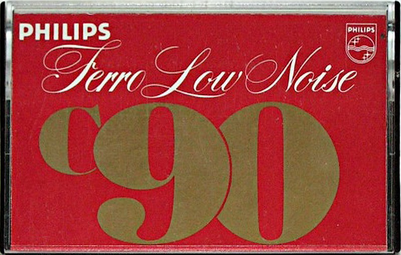 Compact Cassette Philips Ferro 90 Type I Normal 1977 Hong Kong