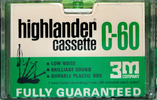 Compact Cassette 3M Highlander 60 Type I Normal 1972 USA