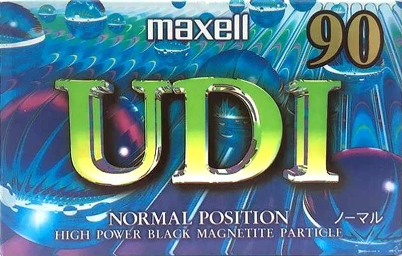 Compact Cassette Maxell UDI / UD1 90 "UD1-90J" Type I Normal 1995 Japan