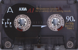 Compact Cassette AXIA A1 90 "A1SB 90" Type I Normal 1997 Japan