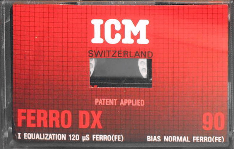 Compact Cassette ICM Ferro DX 90 Type I Normal 1979 Europe