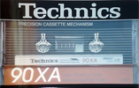 Compact Cassette Technics XA 90 "RT-90XA" Type II Chrome 1985 Europe