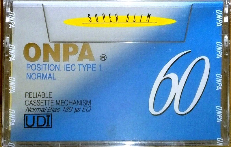 Compact Cassette ONPA UDI 60 Type I Normal Thailand