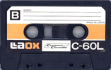 Compact Cassette Laox 60 Type I Normal 1978 Japan